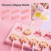 Biscuit Animals Shapes Mold Cake Baking Jelly and Candy Silicone Lollipop Molds Flower Shapes Mould