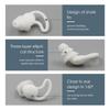 Shark Fin Earplugs Reusable Hearing Protection Soft Silicone Fashion Noise Cancelling Sleeping Ear Plugs for Sleeping Travelling