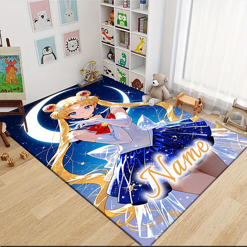 Custom Name "Addams Family: Bubble Gum Night" Carpet Rug Customizable Soft Washable Anti-Slip Home Living Room Sofa Mats Personalized Rug. 0909410