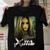 Avril Live Acoustic Avril Lavigne Футболка с коротким рукавом Черная Унисекс S-4XL Унисекс Футболка