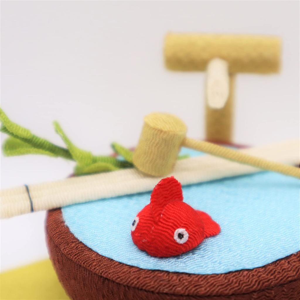 Сезонное украшение Maruzen, Летний водяной шар с золотой рыбкой, Желтый, Прибл.. 9 х 9 х 6,5 см