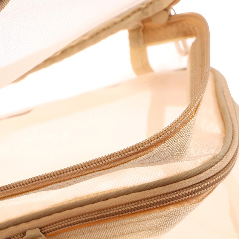 1 шт. сетчатая косметичка, сетчатая косметичка для офиса, дорожные сумки для хранения, двухслойные косметички