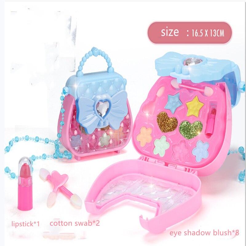 Набор для ролевых игр, игрушки для девочек, набор инструментов для макияжа, имитация губной помады и теней для век для детей, подарок на Рождество и день рождения для девочек