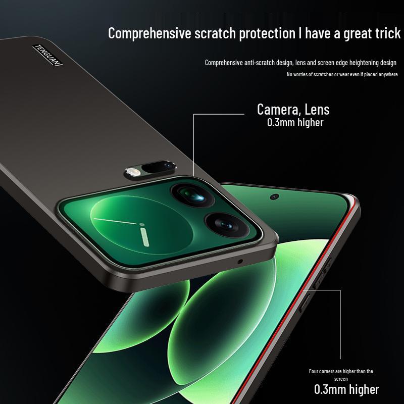 Xiaomi 17 Pro Max Матовый Защитный Чехол для Телефона - Минималистичный, Ударопрочный Дизайн для Мужчин
