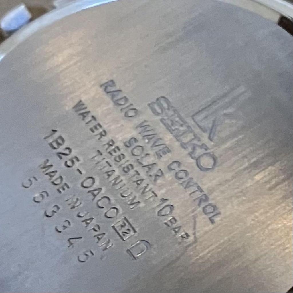 [USED] Seiko Rukia Women's Watch, Working Radio-Controlled, Solar, 1B25