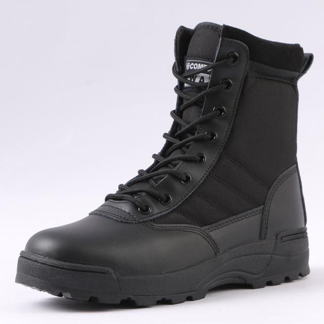 Breathable Mesh Tactical Military Boots Men Boots Outdoor Lightweight Hiking Boots New Desert Combat Army Boots Work Men Shoes