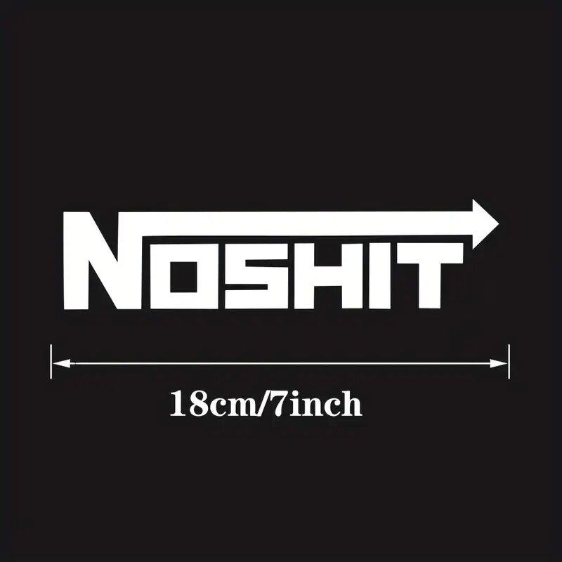 NOSHIT Наклейка в стиле Nos Забавная виниловая наклейка для автомобиля, грузовика Наклейки на окно для гонок Наклейки на окно
