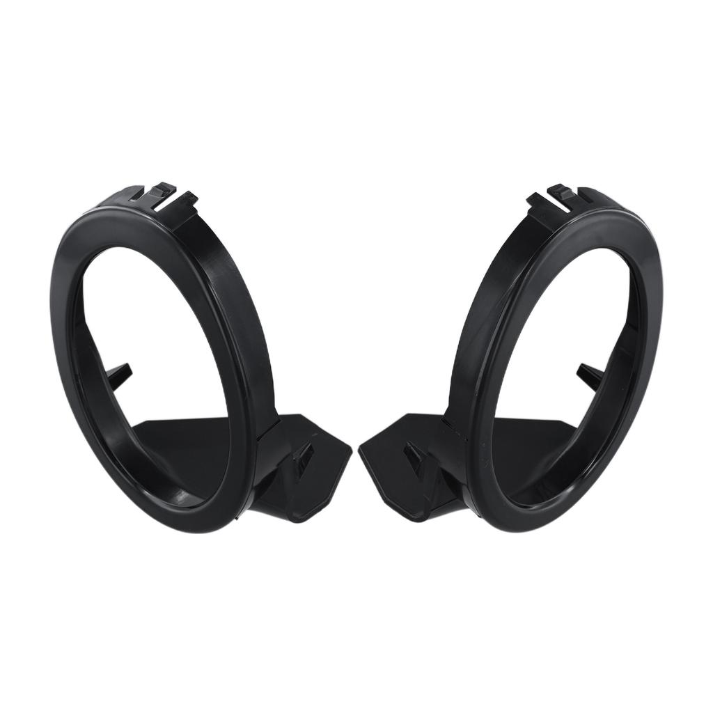 1 пара передних противотуманных фар для BMW - для E39 для M5 51112496283# 51112496284# Высококачественная черная автомобильная деталь из ABS