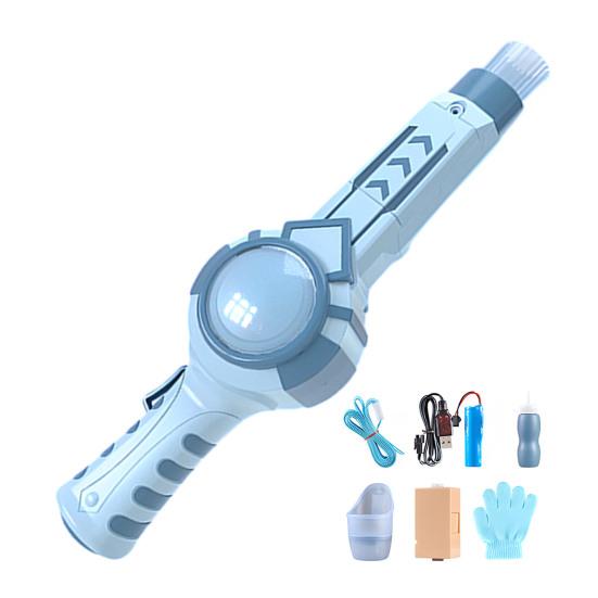 Волшебная машина для пускания пузырей Игрушка Ручной генератор пузырей с разноцветными огнями Регулируемый размер пузырей Безопасная пластиковая палочка для пузырей для игр на открытом воздухе Веселье на вечеринке