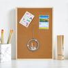 1 Set Cork Bulletin Board Durable Multipurpose Wood Frame Cork Board for Notes Messages Pictures Memos