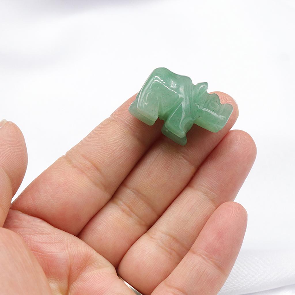 1 шт. статуя носорога натуральные камни розовый кварц резные фигурки животных целебные кристаллы декор комнаты драгоценный камень ремесло брелок