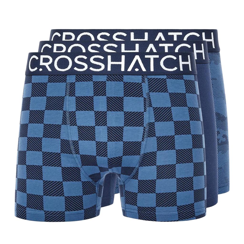 Crosshatch Мужские боксеры Bresler (Упаковка из 3 шт.)