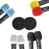 Disposable Microphone Covers, Pack of 100, Dustproof, Antibacterial, Windproof, Non-Woven Fabric Microphone Sponges for Noise Reduction and Splash Pro