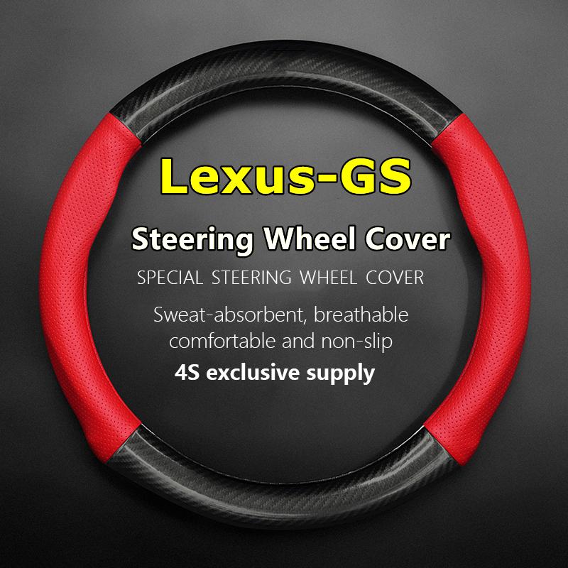 No Smell Thin For Lexus GS Steering Wheel Cover Genuine Leather GS250 F Sport GS350 450h 2012 300h 2014 200t 2016 GS300