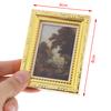 Dollhouse Miniature 1:12 Mini Decorative Accessories Antique Frame Oil Painting