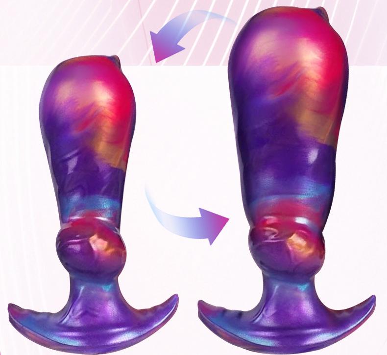 Силиконовый магнитный расширитель точки G Анальная пробка