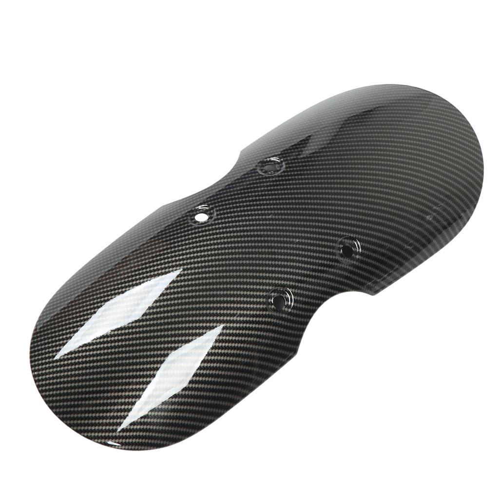 Motorcycle Front Mudguard Carbon Fiber Style Mudflap Splash Extender for Bonneville T100 T120 Street Twin Scrambler