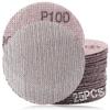 SPEEDWOX 25-Pack 76mm Mesh Sanding Discs, Round, Mesh Sandpaper, Mesh Sanding Discs, Net Discs, Sandpaper Sanding Paper for Sanders, Anti-Clogging Des