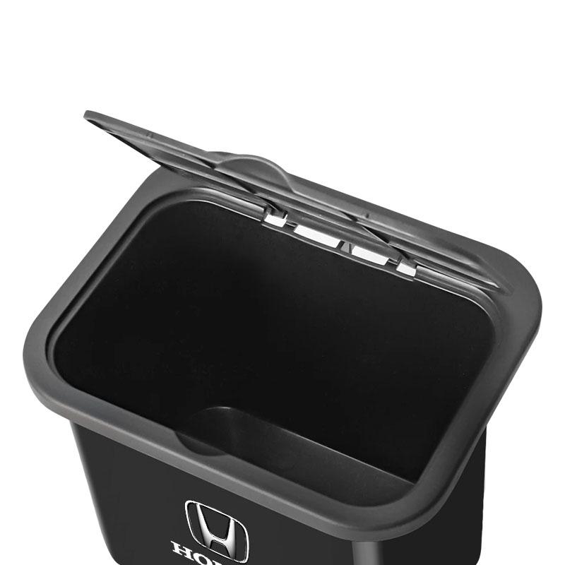 1Pcs Car Hanging Trash Bin Seat Back Storage Box Phone Holder Hook for Honda Civic Accord CRV HRV Fit Jazz City Odyssey Jade Vezel CRX CRZ