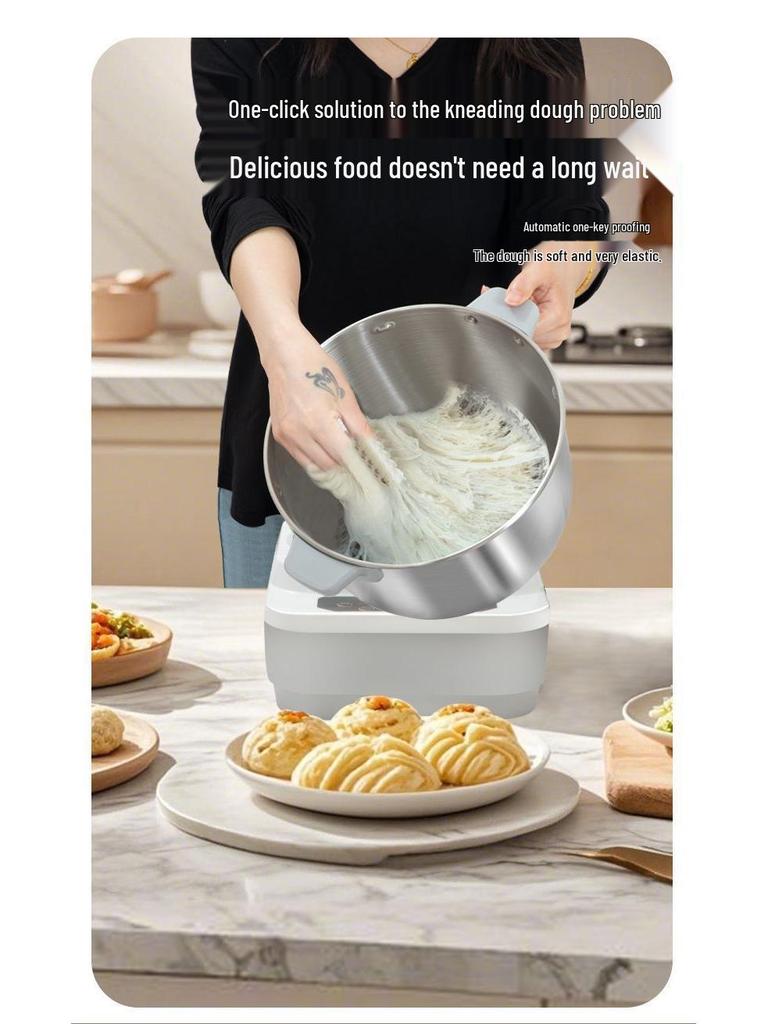 Автоматический многофункциональный миксер для теста: Замешивание, Смешивание, Расстойка и Ферментация