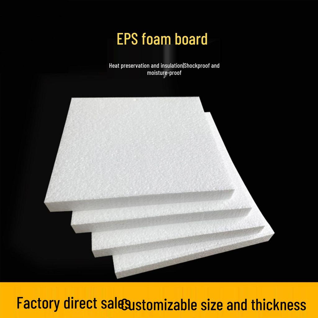 Polystyrene EPS Foam Board - White Insulation & Cushioning Solution