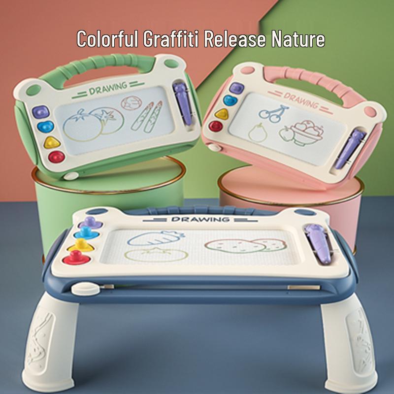 Детская магнитная доска для рисования: Большая цветная игрушка для рисования и письма для детей 1-5 лет