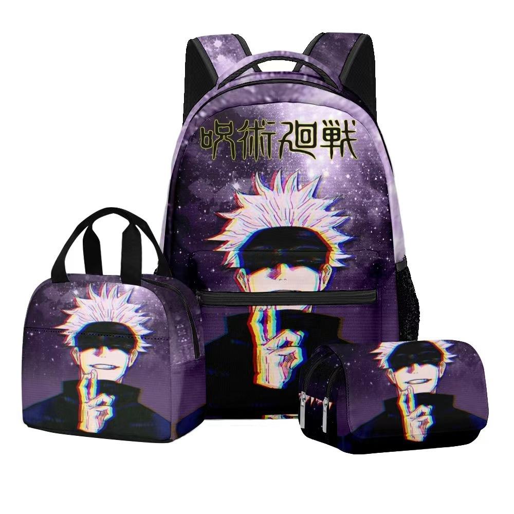 Jujutsu Kaisen Three piece student backpack set