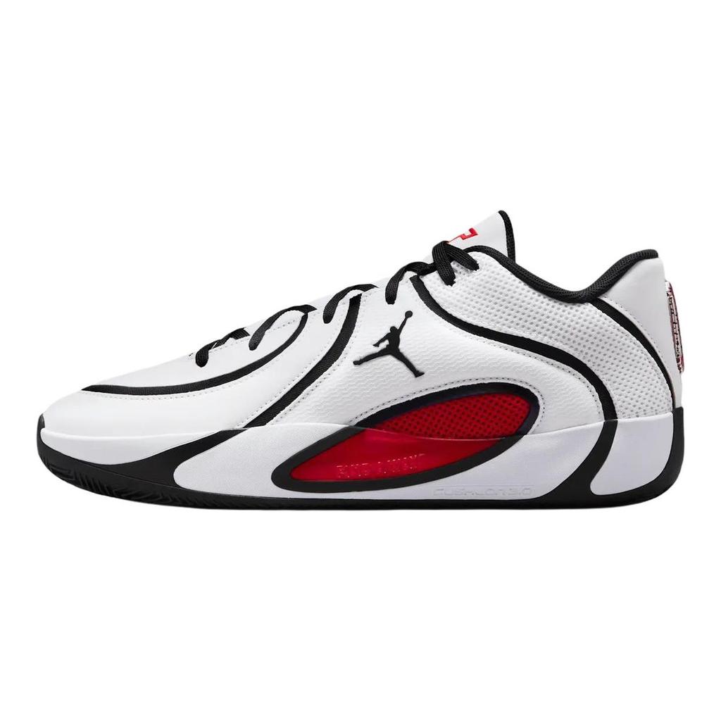 Jordan Баскетбольные кроссовки Tatum 4 Support Rebound Мужские Черно-белые HQ4613-101