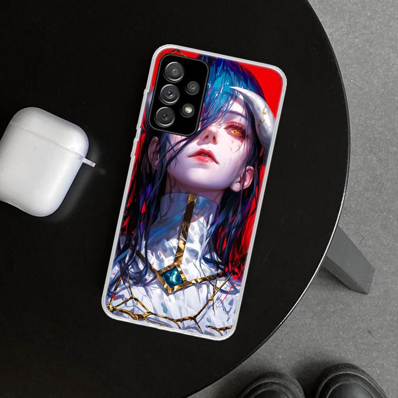 Чехол для телефона Albedo Overlord Anime для Samsung Galaxy A12 A22 A32 A52 A72 A02S A51 A50S A31 A20S A10S Note 20 Ultra 10 Plus