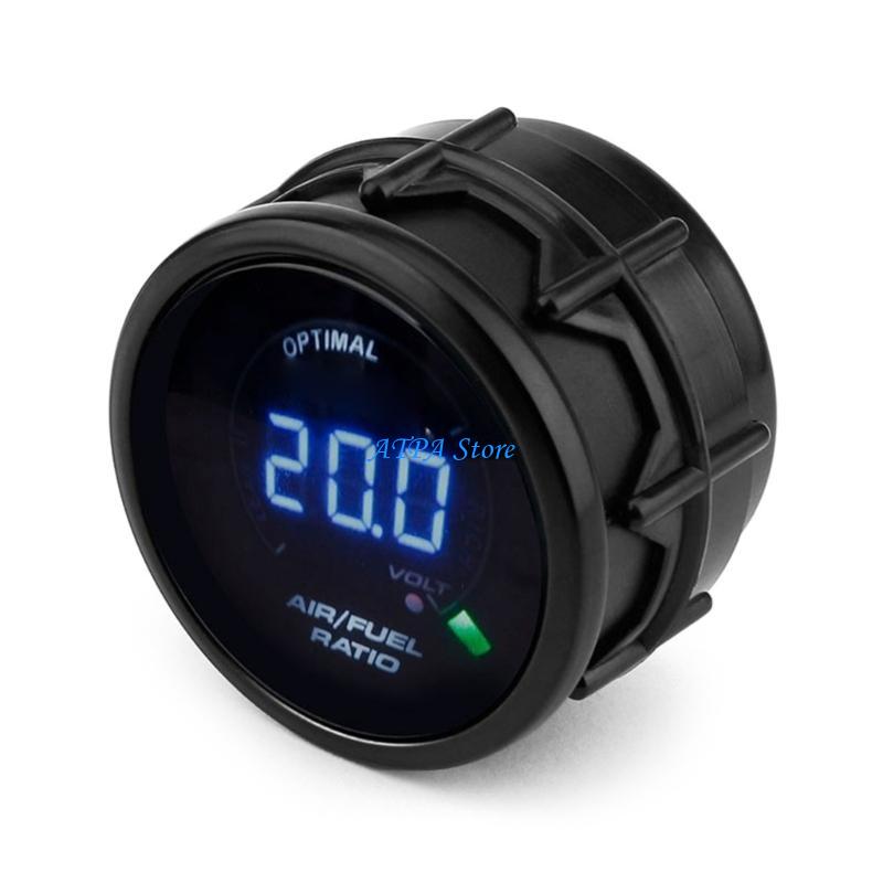 U13C Air Fuels Ratio Gauge Efficient 52mm Car Gauge for Fuels Efficiency Monitoring