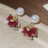 Sparkle Pony Pearl Earrings Cute Ear Studs Delicate Firework pearl earrings  Women