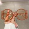 Модные женские солнцезащитные очки с неправильными градиентными линзами, дизайнерские брендовые, многоцветный декор, уличные солнцезащитные очки для дам