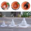 5PCS Flowerpot Bottom Filter Net 3D Flowerpot Gasket Leak Proof Soil Conical Cushion Mesh Breathable Insect Proof Gasket