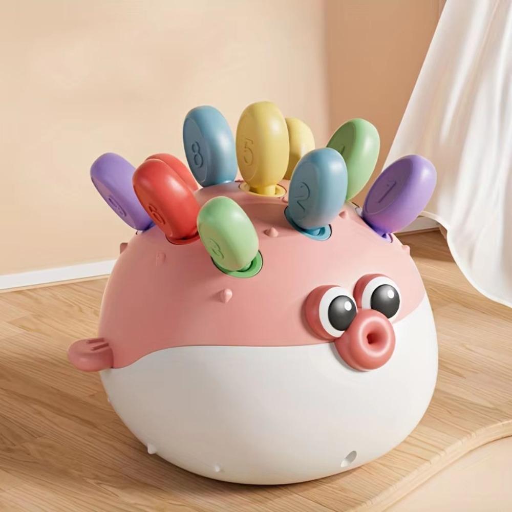 Early Education Pufferfish Children's Toys Insertion Pufferfish Puzzle Toy Various Holiday Gifts