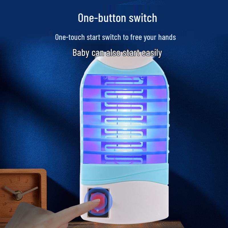 Комнатная подключаемая лампа-уничтожитель комаров и мух для дома, ресторана и гостиницы