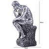Creative Thinker Sitting Resin Sculpture Kawaii Thinker Doll Toy Thinker Desk Craft  Bedroom