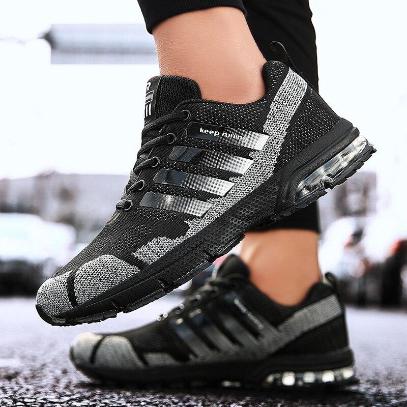 Sale Men Runnning Shoes Breathable Plus Size Sneakers Outdoor Comfortable Sport Jogging Casual Shoes Women Training Footwear