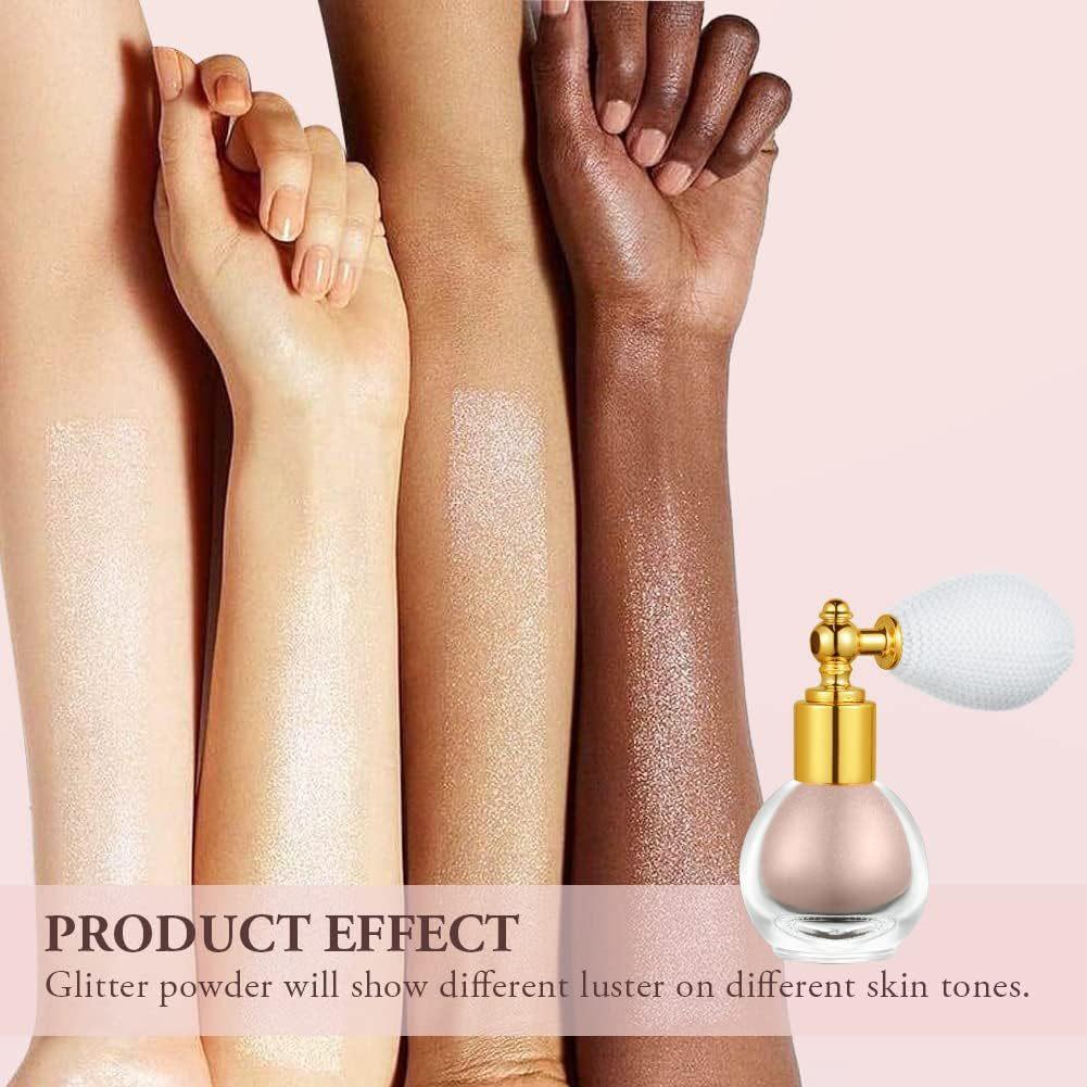 Пудра-спрей для выделения, блестящая перламутровая укладка волос, блестящий свадебный макияж, блестящая рассыпчатая пудра для ухода за волосами