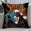 Rock Band Pillow Covers G-GhostS Band Cartoon Pillow Case Short Plush Sofa Decorative Gift Home Double-sided Printing Cushion