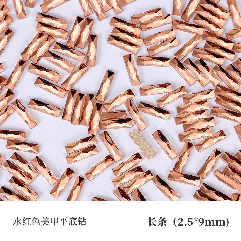 Water Red Nail Art Diamond Mixed Flat Bottom Special-Shaped Diamond Glass Crystal Diy Glass Nail Art Jewelry