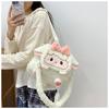 2025 Soft Girl Plush Sheep Backpack - Cute Cartoon Doll, Versatile for College JK