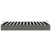Ottoman Bed Frame Dark Grey Full Size Velvet