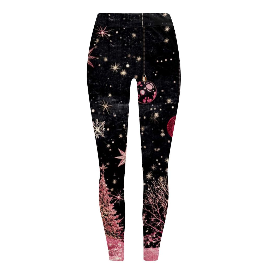 Женские повседневные модные уличные брюки для йоги с принтом на Хэллоуин, облегающие эластичные укороченные брюки