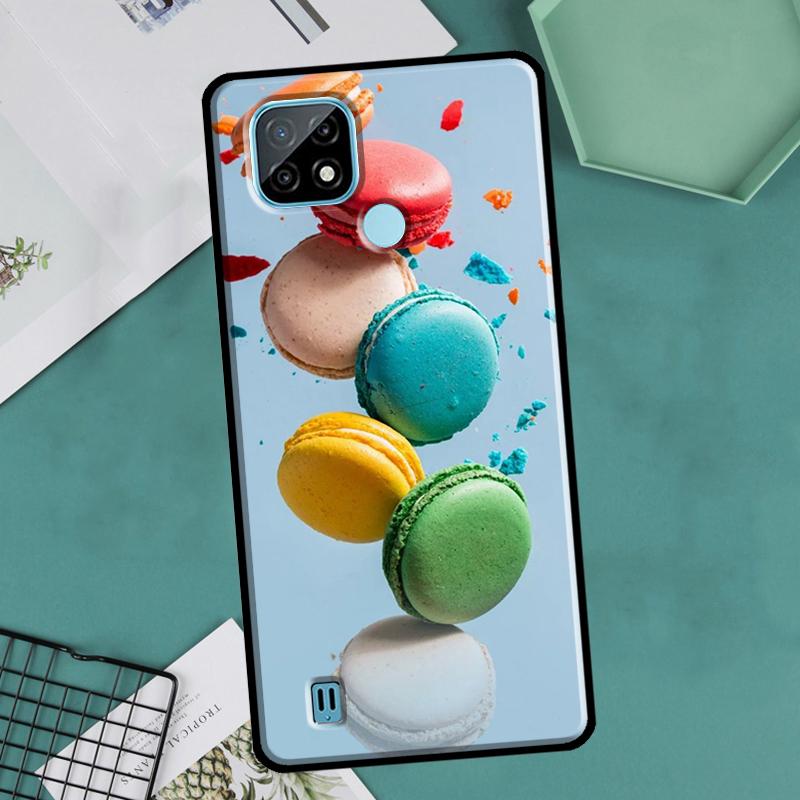 Десерт торт макароны милый для OnePlus 10 Pro 9 Pro 8T 9R Nord2 чехол для Realme 9 8 Pro 8i 9i C35 GT Neo 2 3 Master