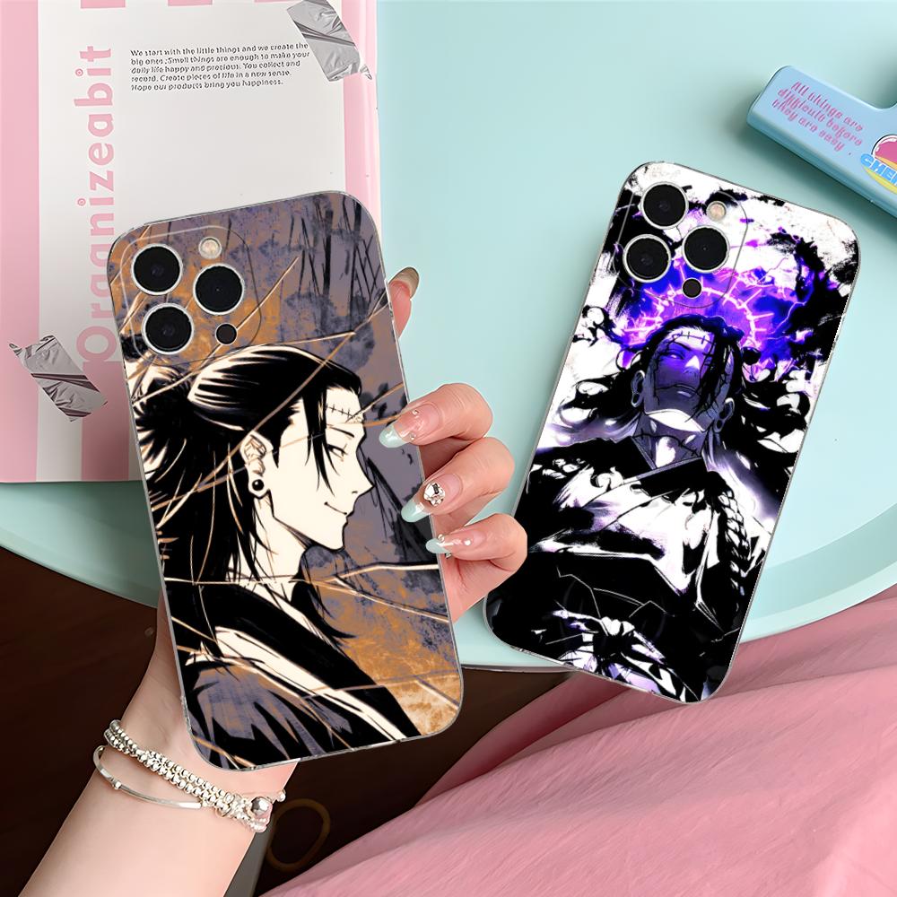 Чехол для телефона Jujutsu Kaisen Geto Suguru для iPhone 17 16 15 14 13 12 11 X XR XS Air Pro Max Plus Mini Прозрачный Цветной Чехол Cover