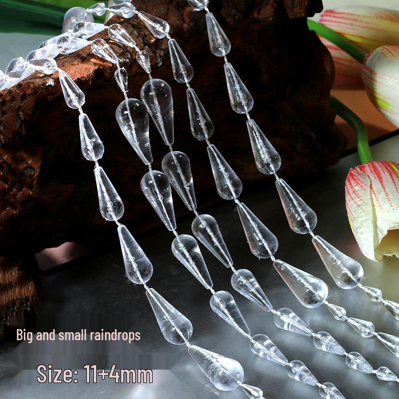 Хрустальная шторка из бусин для двери и декор свадебной дорожки с акриловой нитью