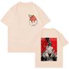Unisex Unisexge Y2k Clothes Japanese Anime Chainsaw Unisex T Shirt 90s Funny Pochita Tshirt Makima Harajuku Graphic Tee Tshirt