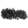 VekAuto Push Pin Rivet Fastener Retainer Clips for Buick, Rainier 2005-2007, Cadillac C, Es Calade 2002-2006, Durable Plastic, Black, 100