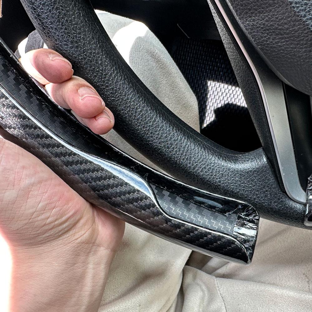 For Suzuki Steering Wheel Cover Carbon Fiber For Swift Vitara S-Cross Dzire Baleno Ertiga Alto Jimny Carry Car Accessories