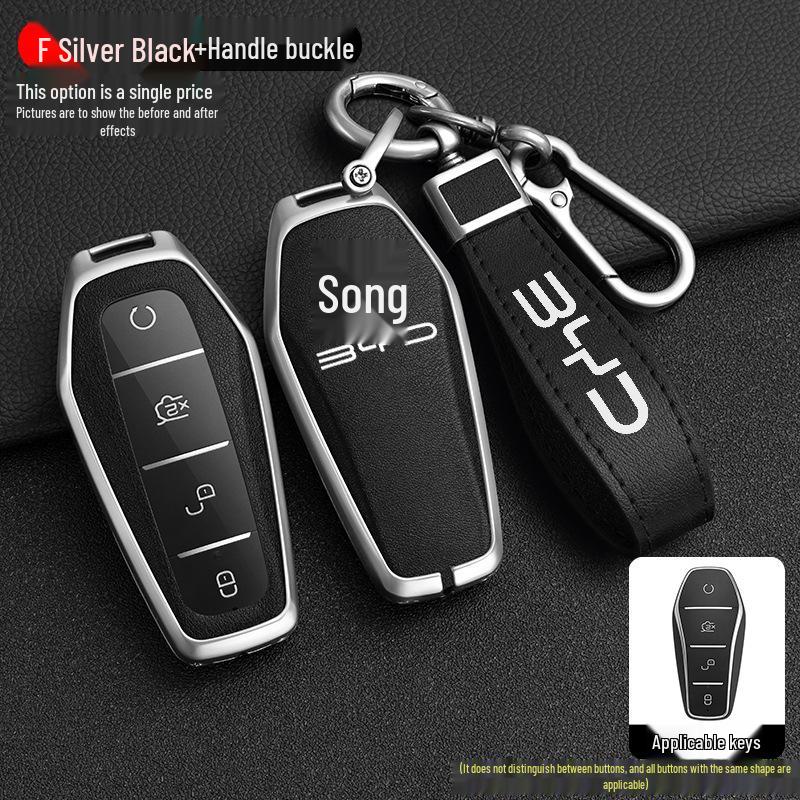BYD Song Tang Max G5 Surui E5 Sirui G6 Qin Car Metal Key Case - Creative Shell Buckle for Old Models